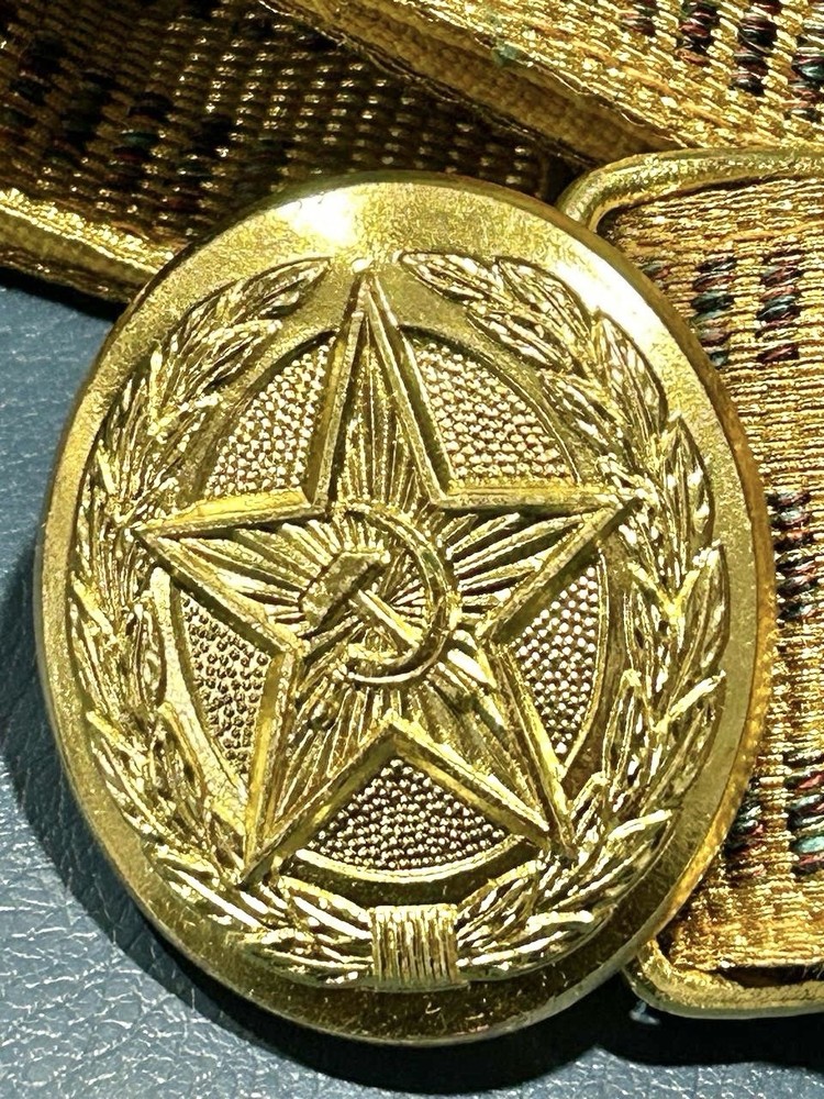 USSR Soviet Army Colonel Parade Belt With Brass Fitting