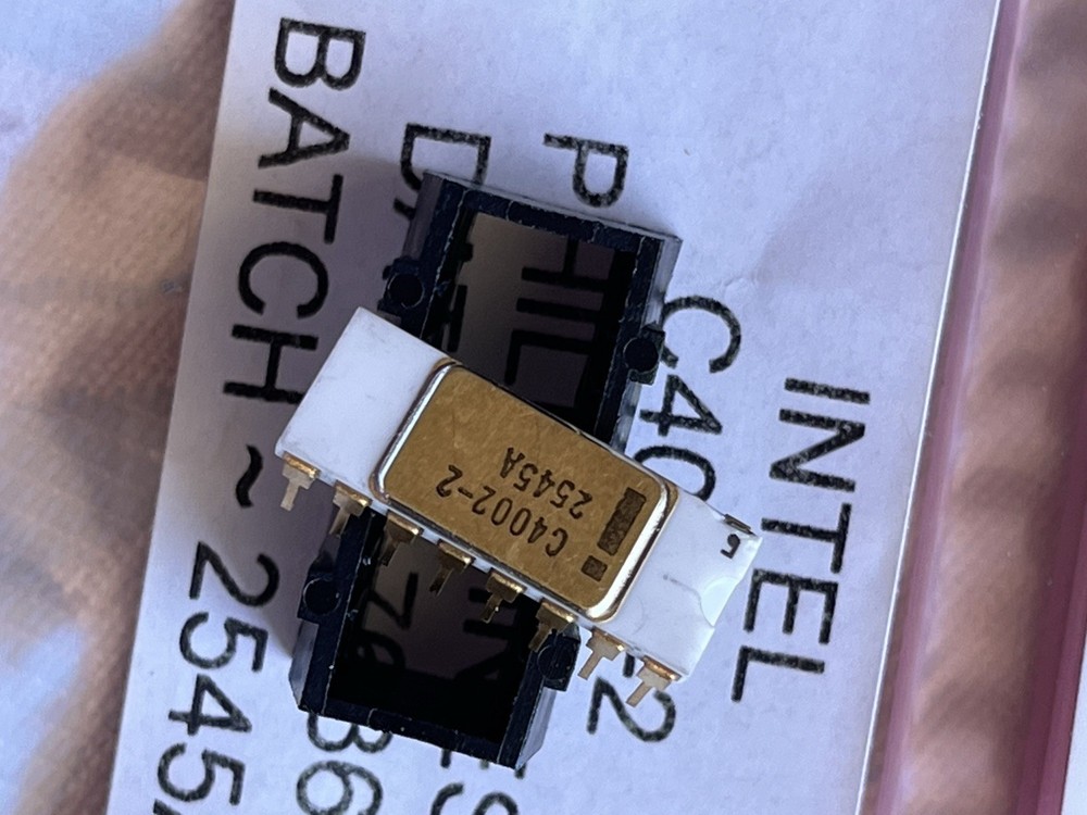 B) INTEL C4002-2 ~ MINT CONDITION ~ BEST ON EBAY ~ TIMEWARP ORIGINAL CONDITION