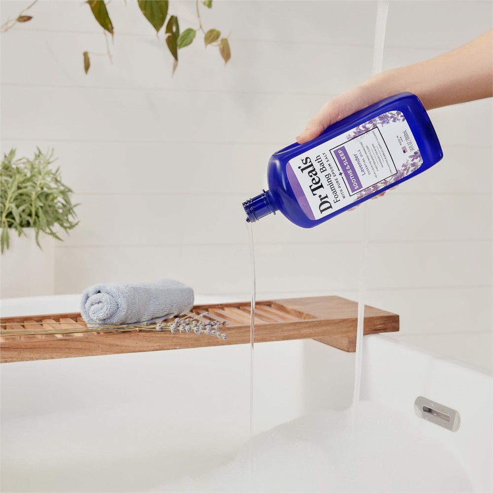 Dr. Teal's Epsom Salt Soaking Solution and Foaming Bath with Pure Epsom Salt ...
