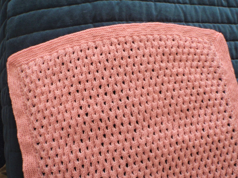 Hand Knitted Baby Blanket