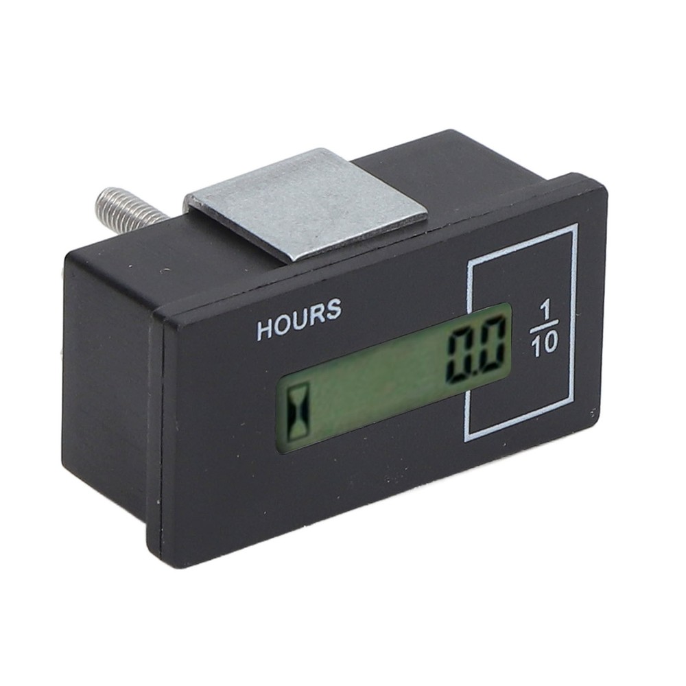 Excavator Hour Meter LCD Display Universal Built In Chip Multiple Uses Elect CST