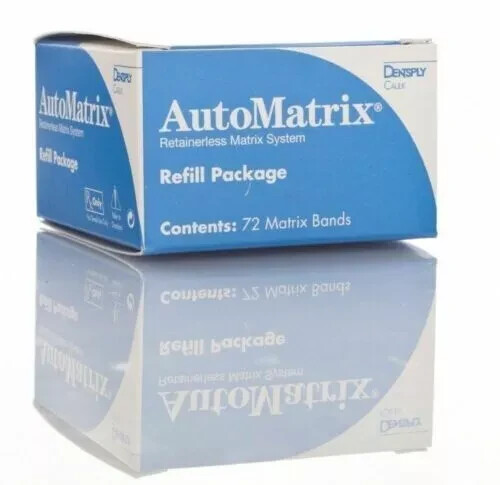 CAULK AUTOMATRIX BANDS MEDIUM REGULAR DENTAL MATRIX SYSTEM BOX 72 PC