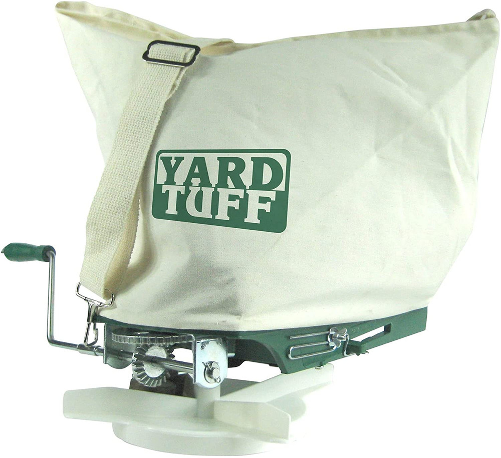 SPREADER HOPPER 25 LBS HANDHELD SHOULDER BAG Manuel Seed Grass Seeder Farming