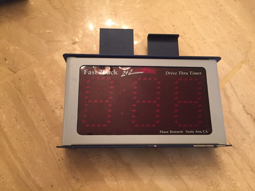 Fast Track 2+2 Drive-Thru Timer Display System