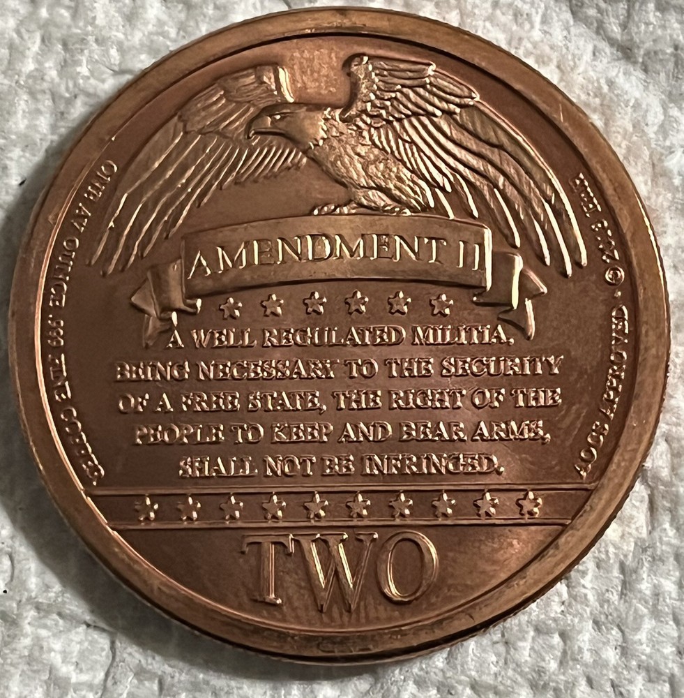 SECOND  AMENDMENT   RIGHT    COPPER    MEDAL,    2017
