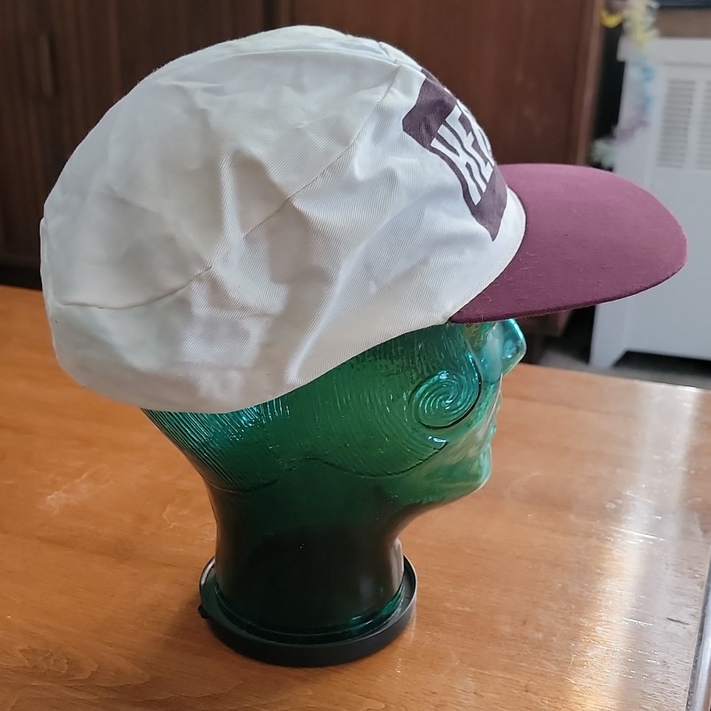Vintage Hershey's Painters Hat White Brown Chocolate Candy