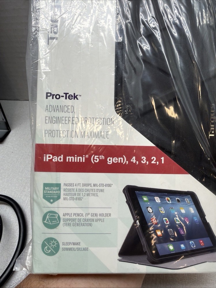 Targus PRO-TEK iPad mini Fold Case (5th Gen) Antimicrobial