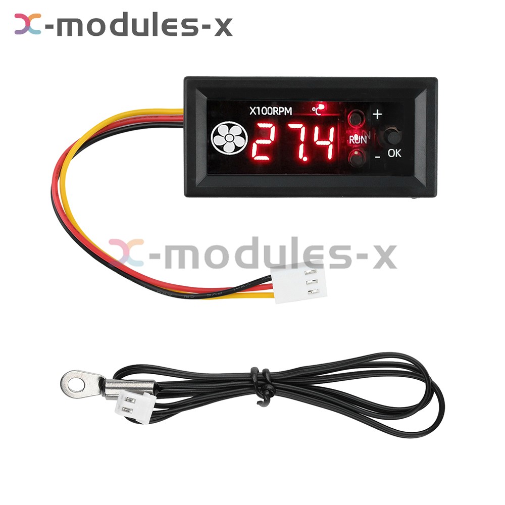 12V 3A 4-Wire PWM PC CPU Digital Fan Temperature Control Speed Controller Module