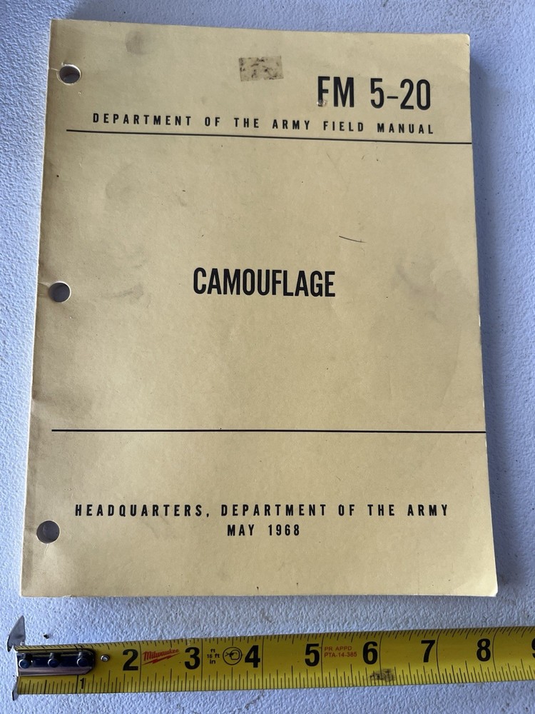 1968 Army Manual - Camouflage
