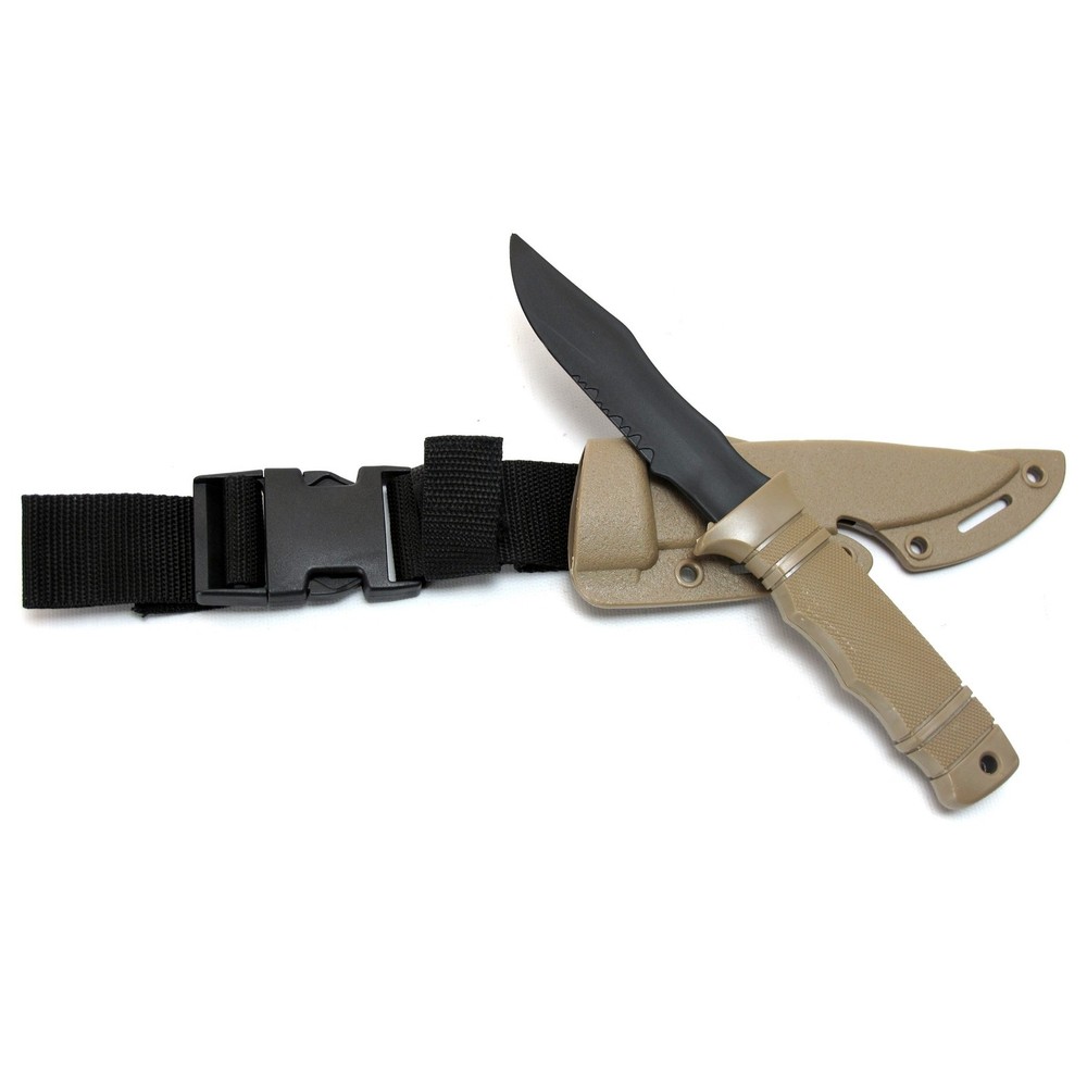 MetalTac Rubber Training Knife Combat with Scabbard/Sheath Airsoft Props Dummy