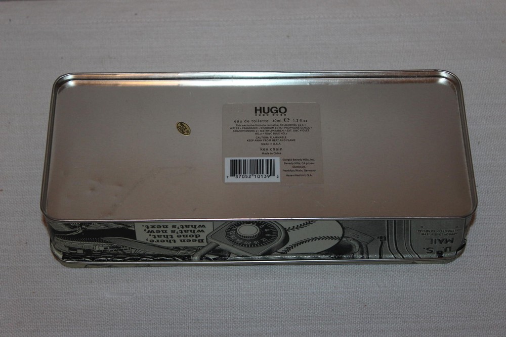 Hugo Boss Metal Tin Case – Empty / Tin Only
