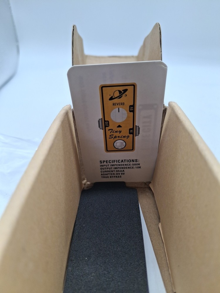 Tone City Tiny Spring Spring Reverb mini effect pedal True bypass