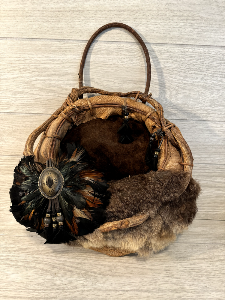 NATIVE AMERICAN SUN SPIRIT BASKET