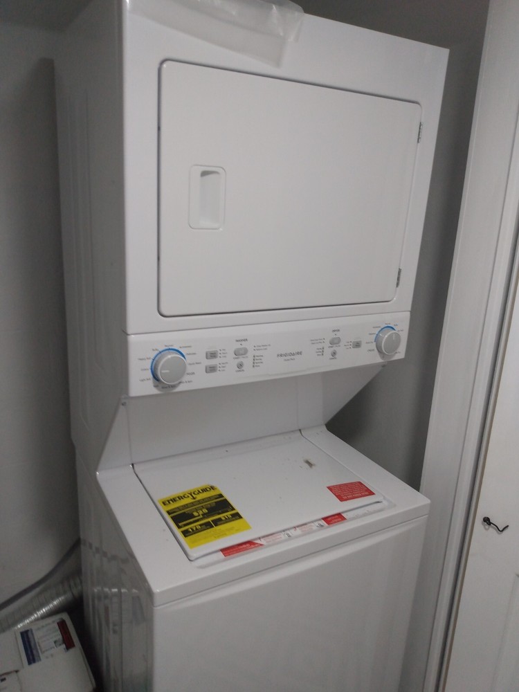 pre owned stacked washer dryer