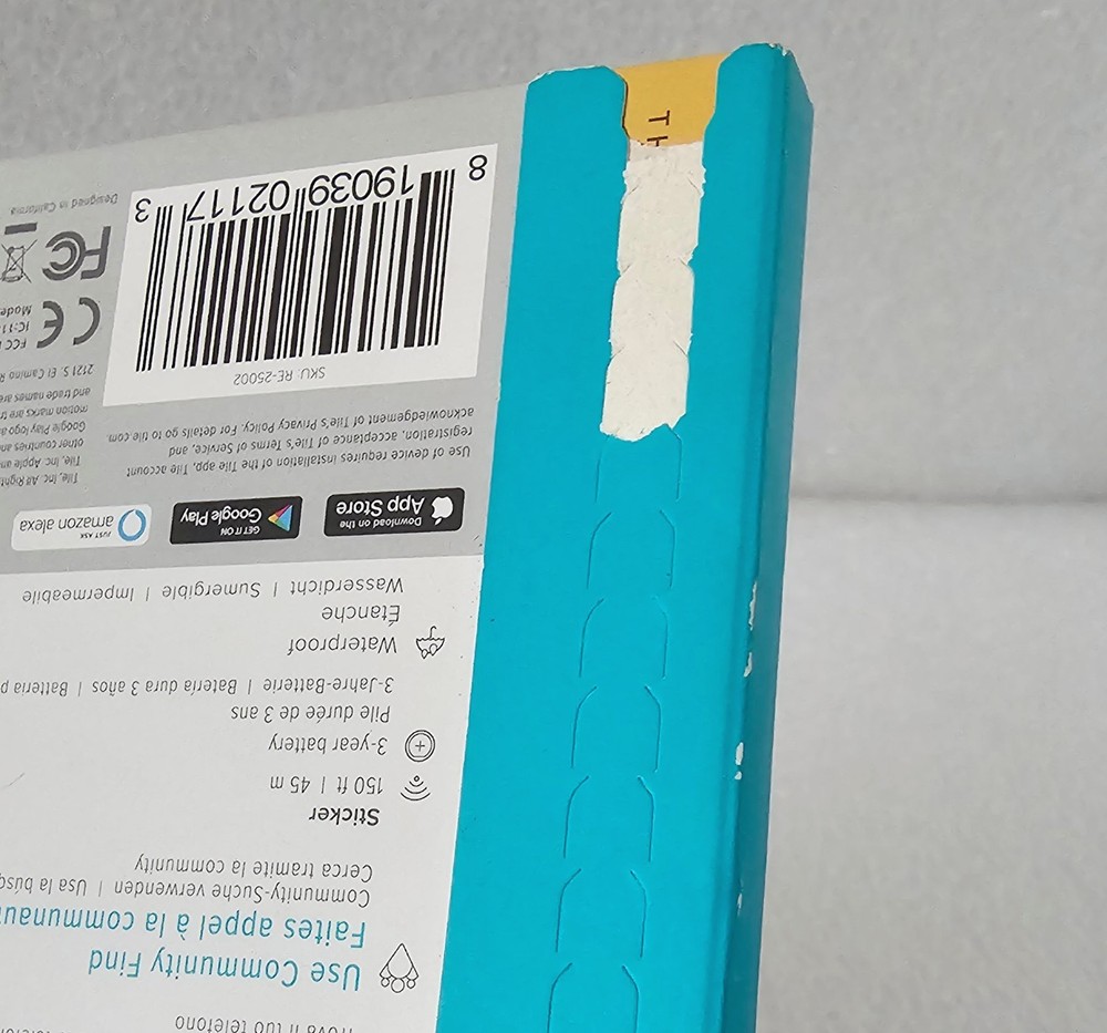 Tile Sticker Bluetooth Tracker Black 2‑Pack New Sealed Packing