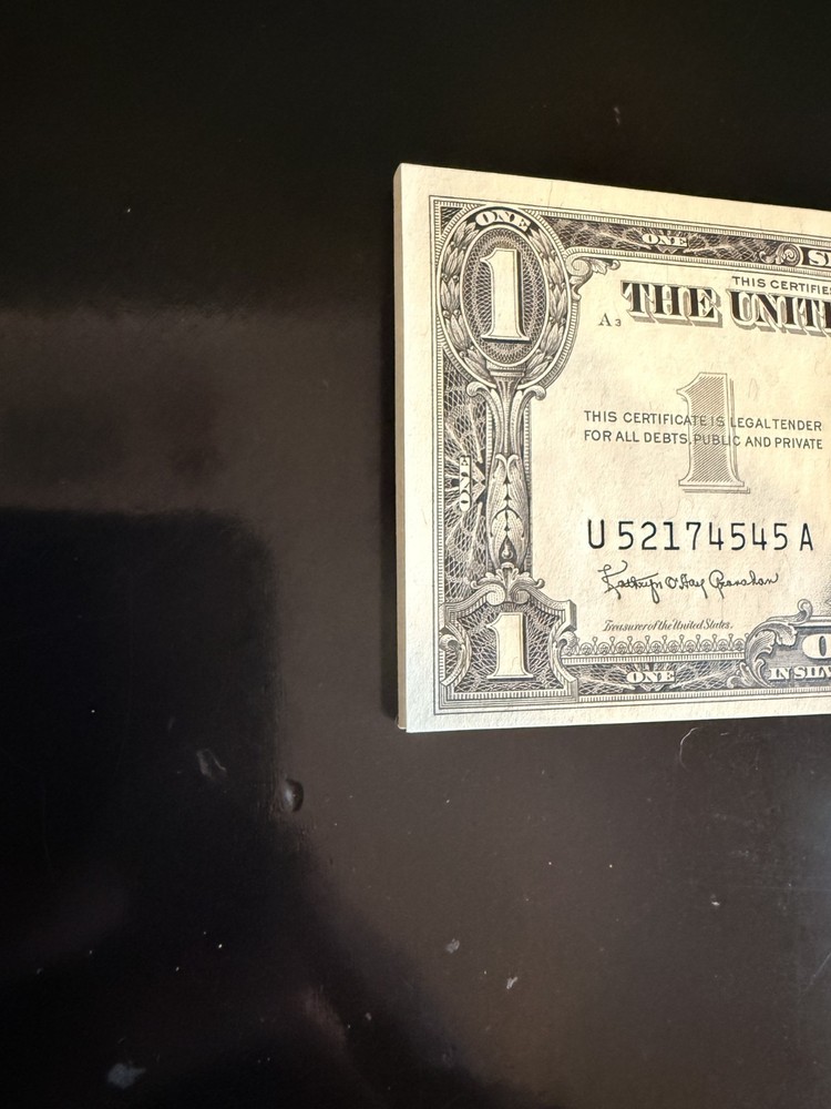 1957-B $1 Silver Certificate Original BEP Partial Pack Sequential Notes B UNC