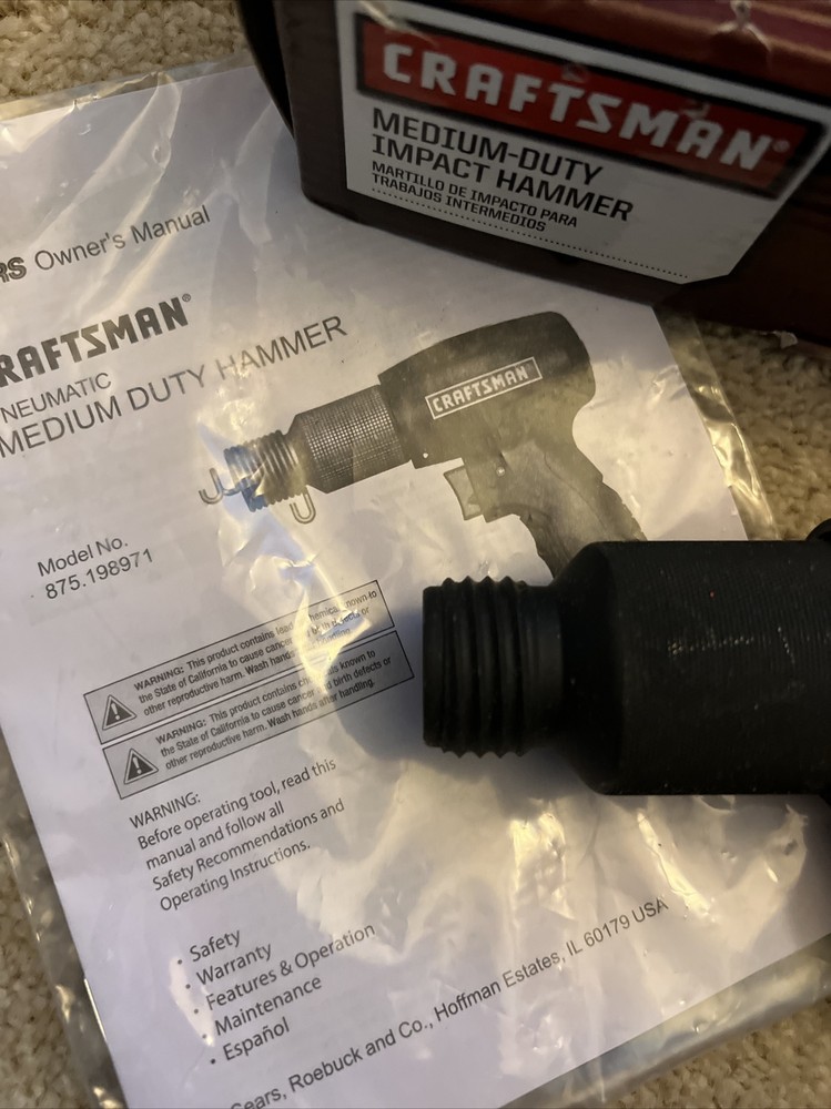Craftsman Medium Duty Impact Hammer. 919897. No SPRING TOOL ONLY