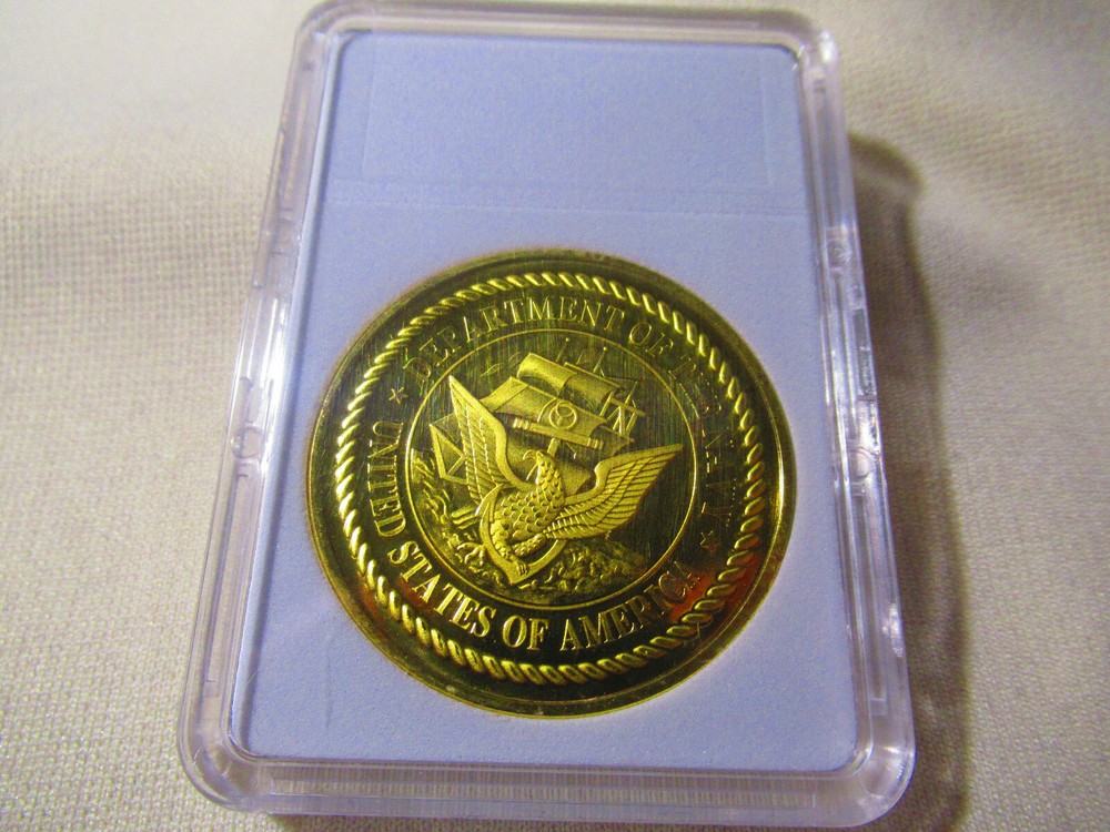 US NAVY - USS FLETCHER (DD-992) Challenge Coin