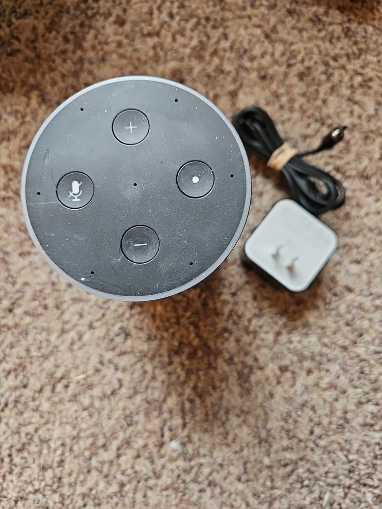 Amazon Echo (2nd Generation) Smart Assistant - Charcoal Fabric