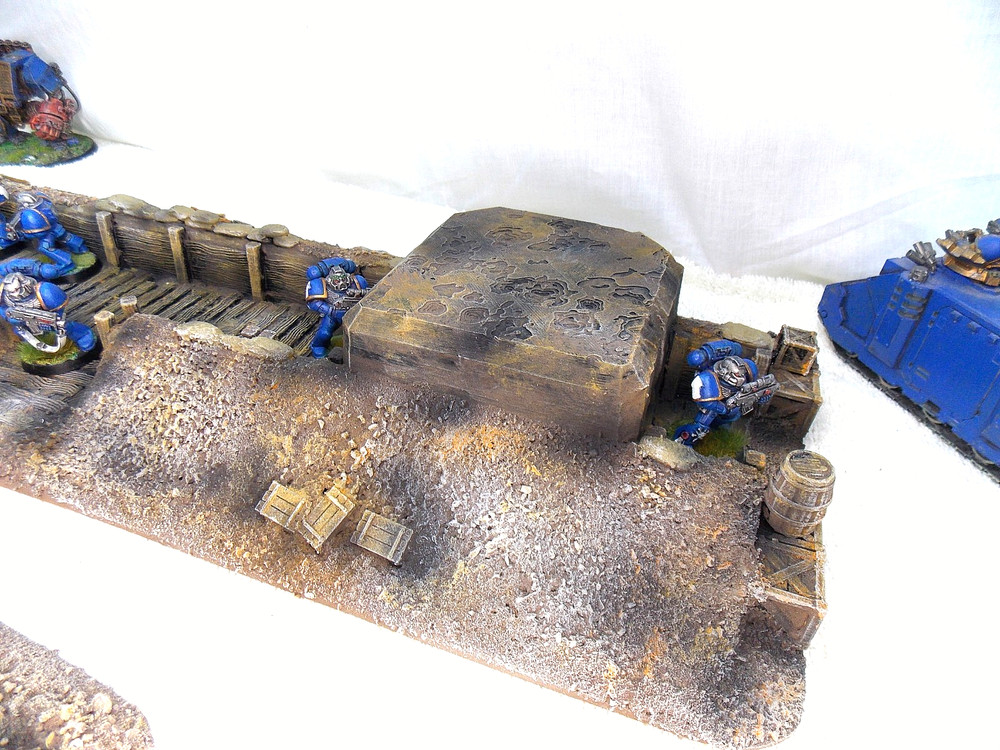 WARGAMING TERRAIN PAINTED ADVANCE ORDERS TRENCH SYSTEM