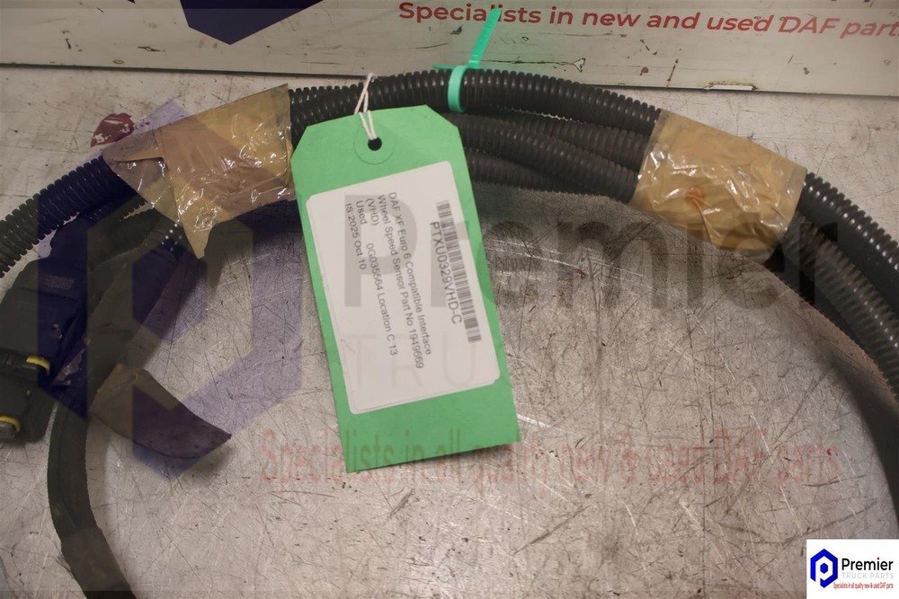 Fits DAF CF Interface Wheel Speed Sensor Wiring Loom Euro 6 Part No 1949669