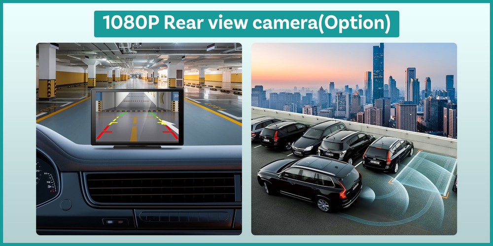 Ottocast 9" Car Touchscreen Wireless CarPlay+Android Streaming w/Youtube+TK