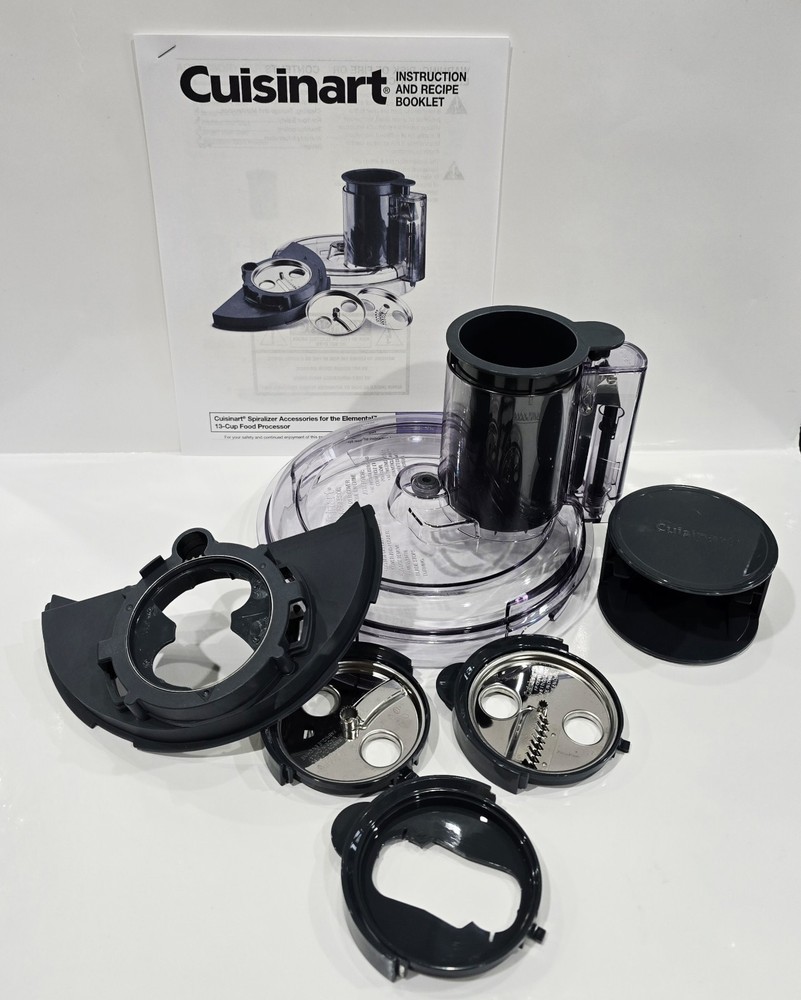 CUISINART FP-SP Food Processor SPIRALIZER Accessories Set MISSING ONE BLADE/DISC