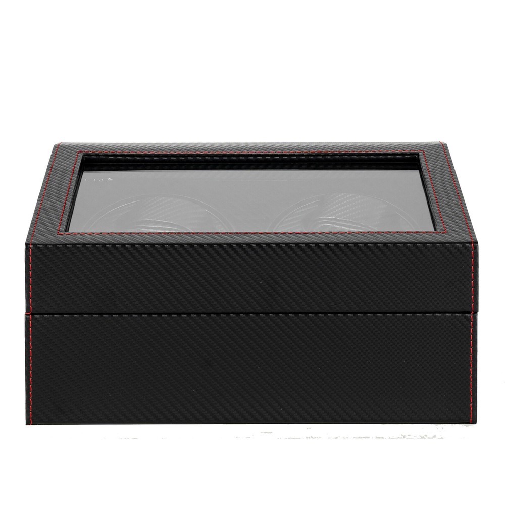4+6 Automatic Rotation Watch Winder Box Self Winding Display Box Storage Case