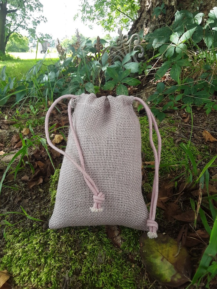 Relaxing Lavender Floral Crystal Bag