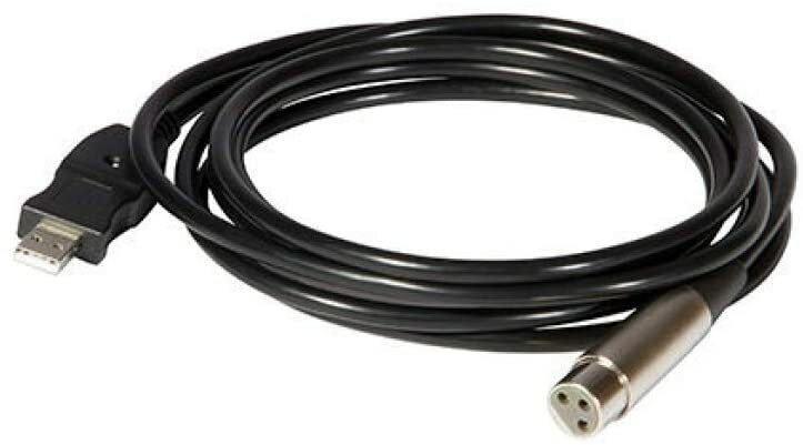 OnStage Microphone to USB Cable 10 ft Microphone to USB Cable, New!