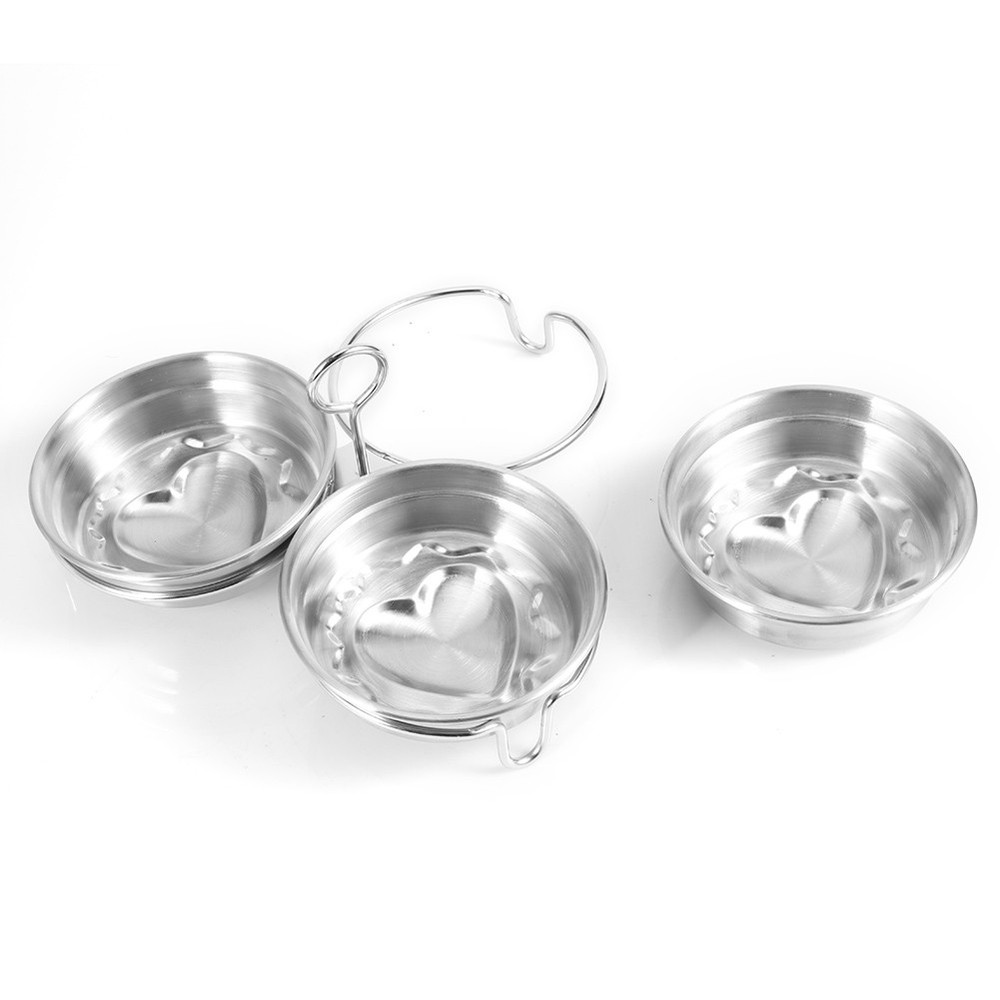 DIY Heart Shape Egg Poacher Cooking Tool For Kitchen