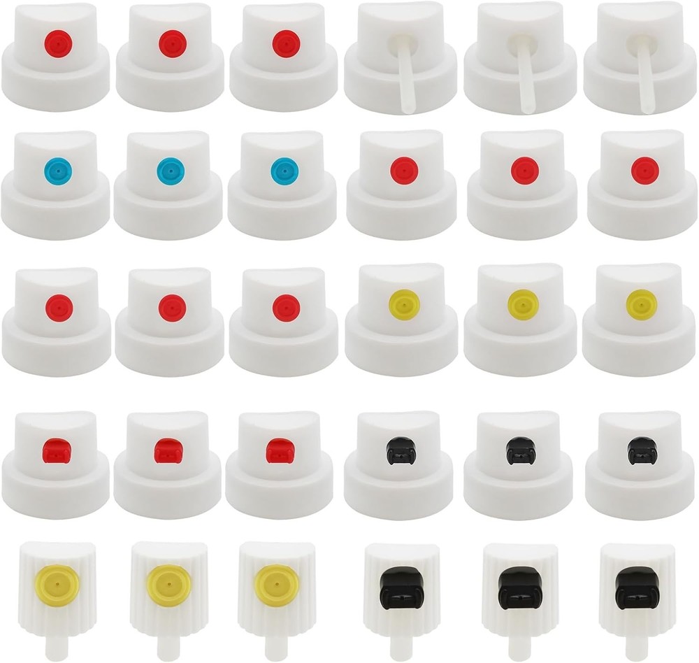 30 High-Density Nozzles for Spray Cans - Transform Your Art Projects Today