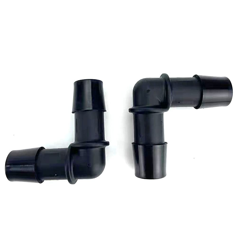 KDP Automotive Elbow Heater Hose Connector L-1/2“X1/2Elbow 13X13MM, pack of 2