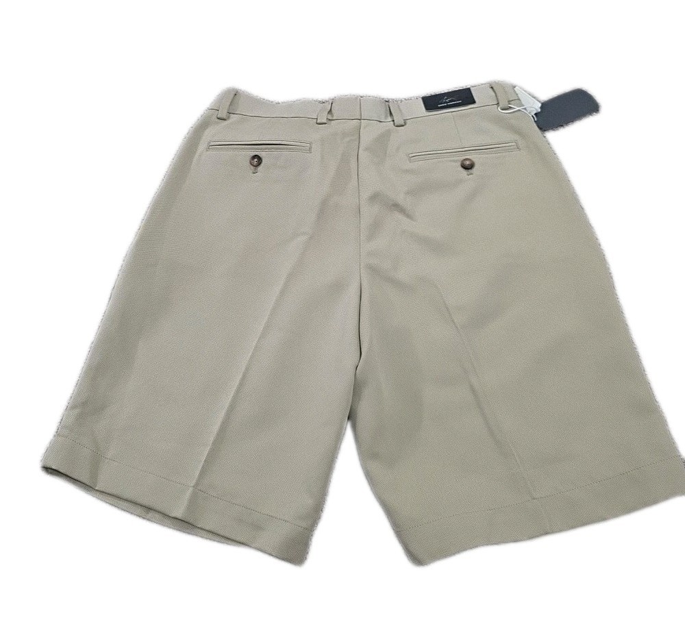NWT Greg Norman Natural Performance Shorts Brown Size 34