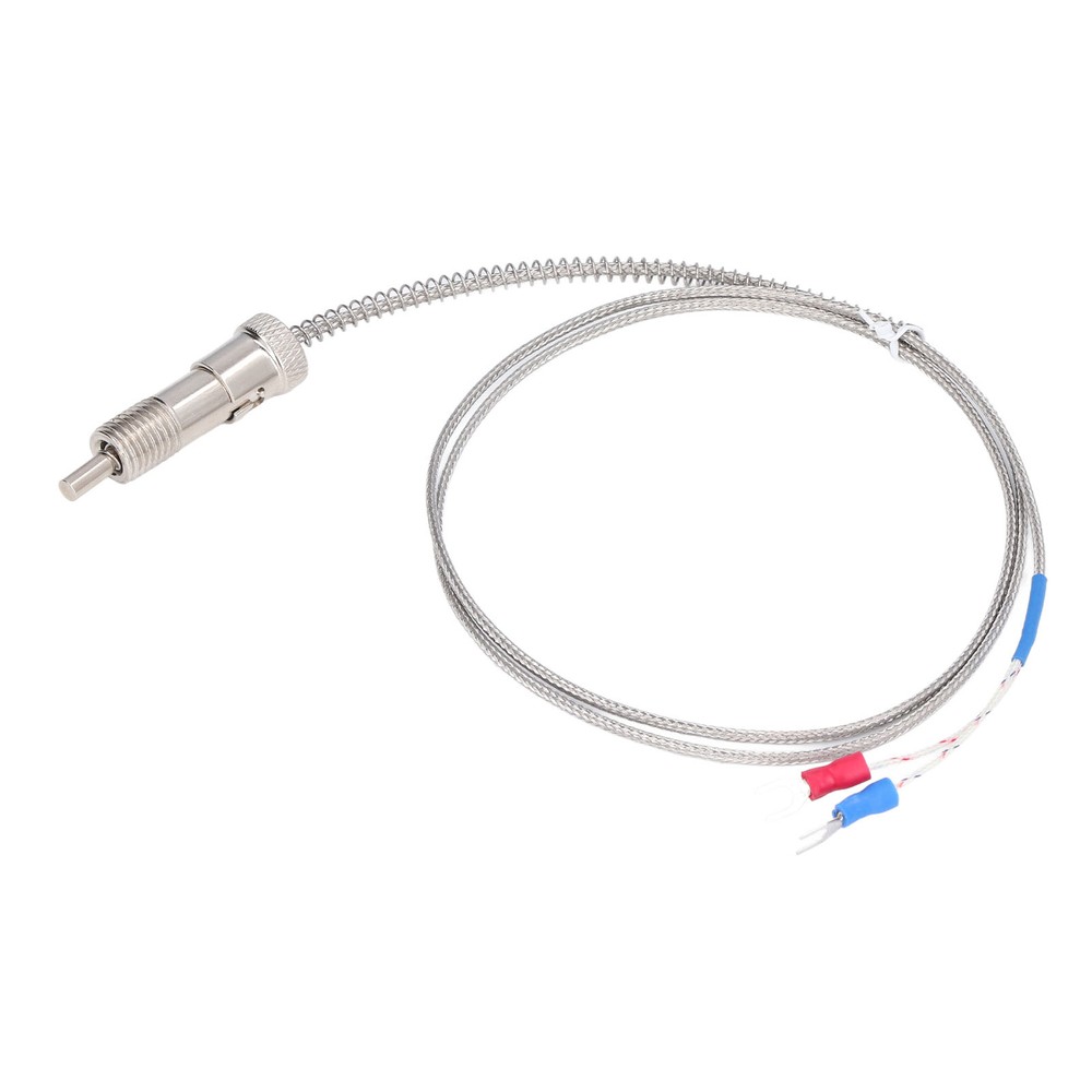 M12 1m K Type Thermocouple Silicon Compression Spring Thermocouple New