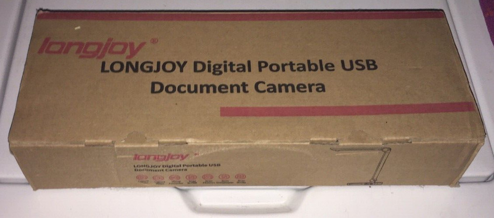 Longjoy Digital Portable Overhead USB Document Camera LV-1010 in box silver