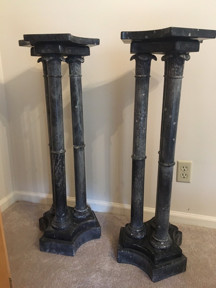 Corinthian Marble Pedestal Columns