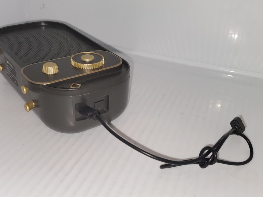 "Back In My Day" -- Retro Bluetooth Speaker with USB Cable.