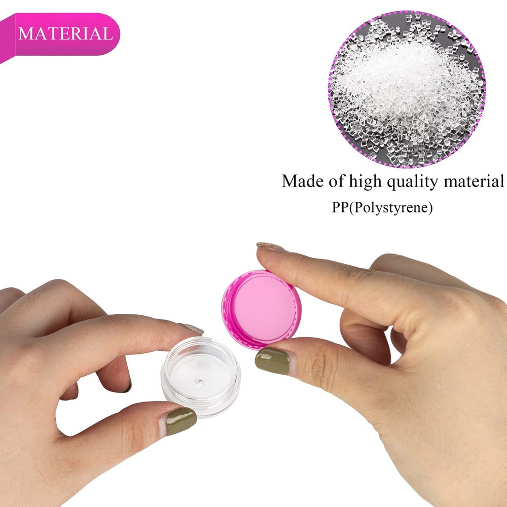 25PCS 3ml Sample Containers with Lids and Spatulas for Makeup, Oils, and More