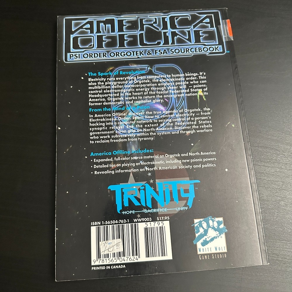 Stellar Frontier PSI Order Upeo WA Macho Extrasolar Space Sourcebook