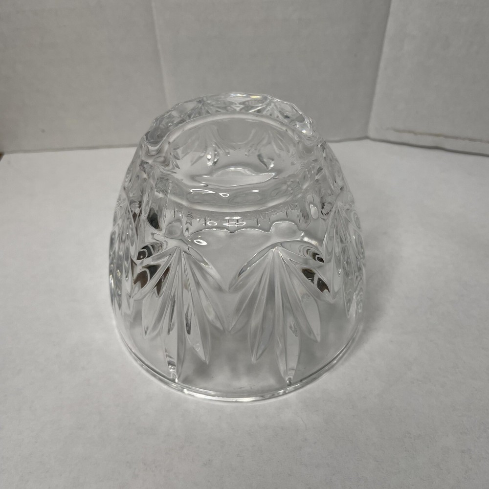 Brass Elephant Base W/Crystal Dish