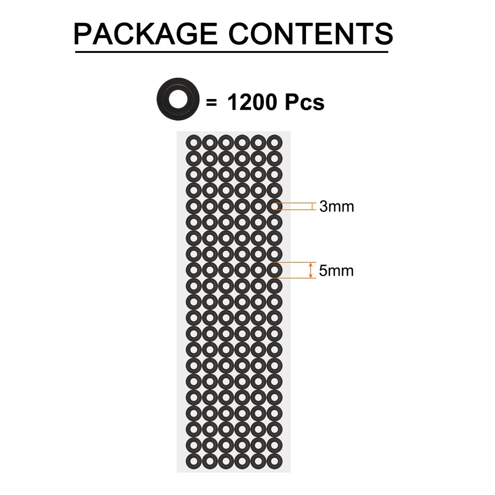 1200Pcs 3D Scanner Markers 3mm for 3D Scanner, 3D Tracking Dots