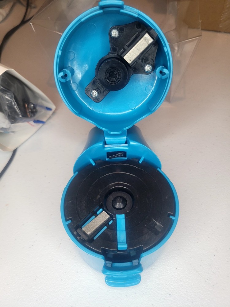 TRUE SHARP 2 High Quality Power Rotary Blade Sharpener Blue New/Open Box