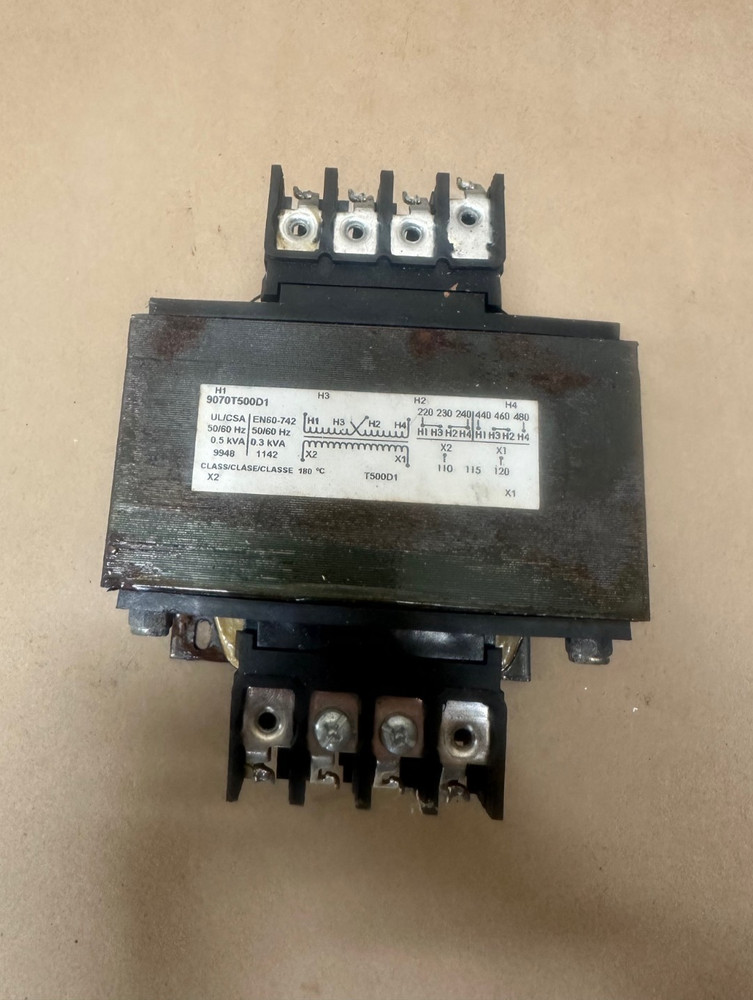 Square D 9070T500D1 Industrial Control Transformer