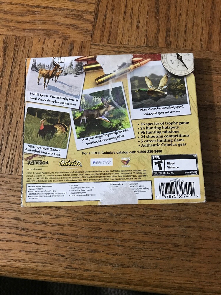 Cabelas Big Game Hunter PC Game