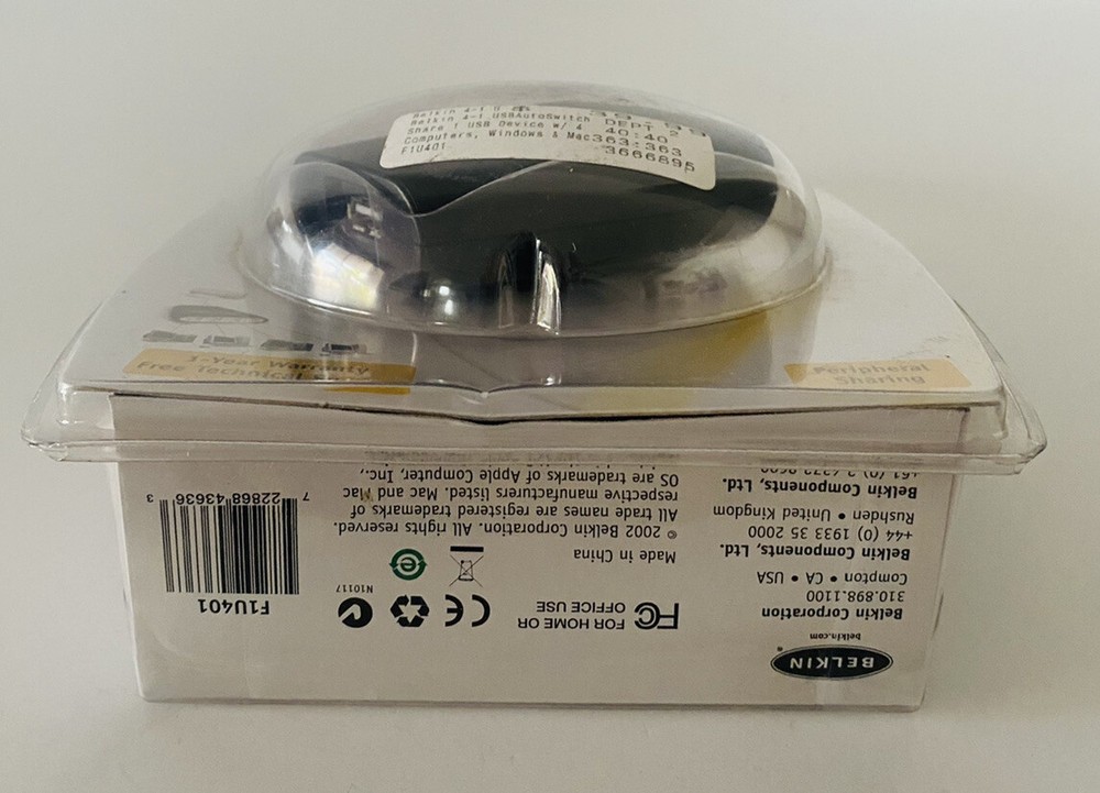 Belkin USB 4X1 PERIPHERAL SWITCH (F1U401)