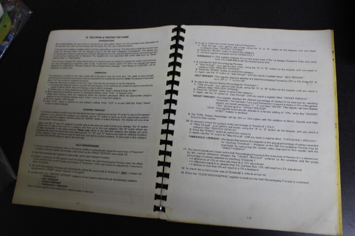 Bally HARDBODY Pinball Machine Operations Manual Used