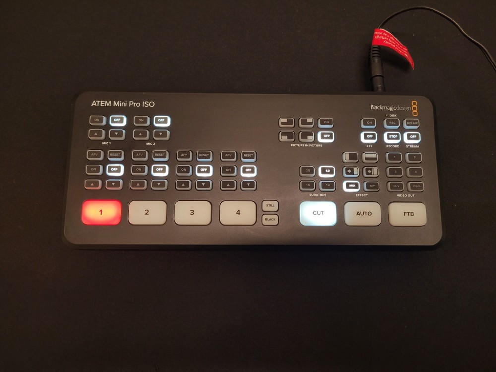 Blackmagic ATEM Mini Pro Iso HDMI Switcher - FREE PRIORITY MAIL SHIPPING