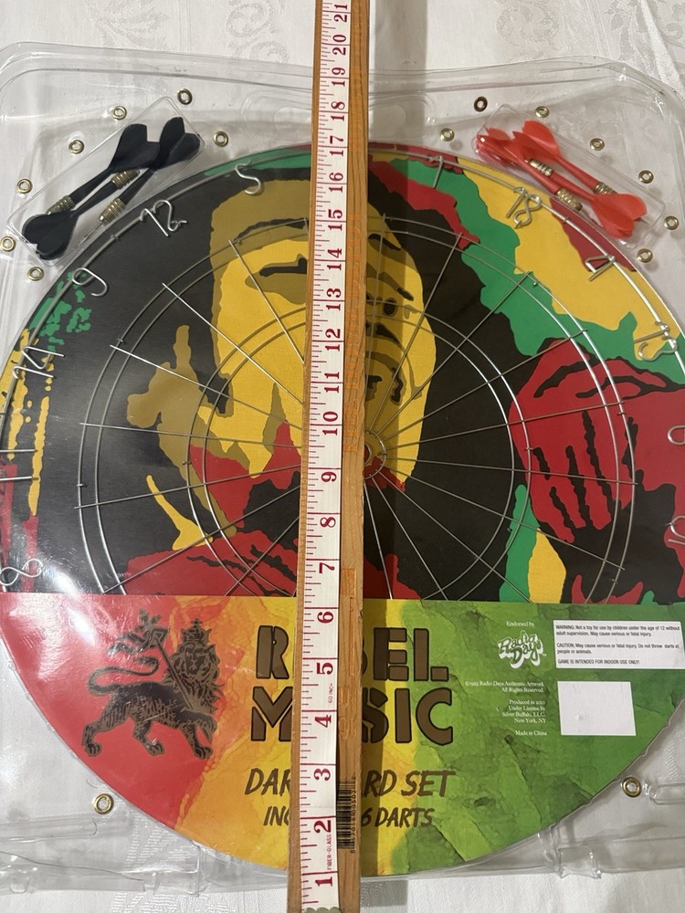Dart Board - Bob Marley New Never Used.