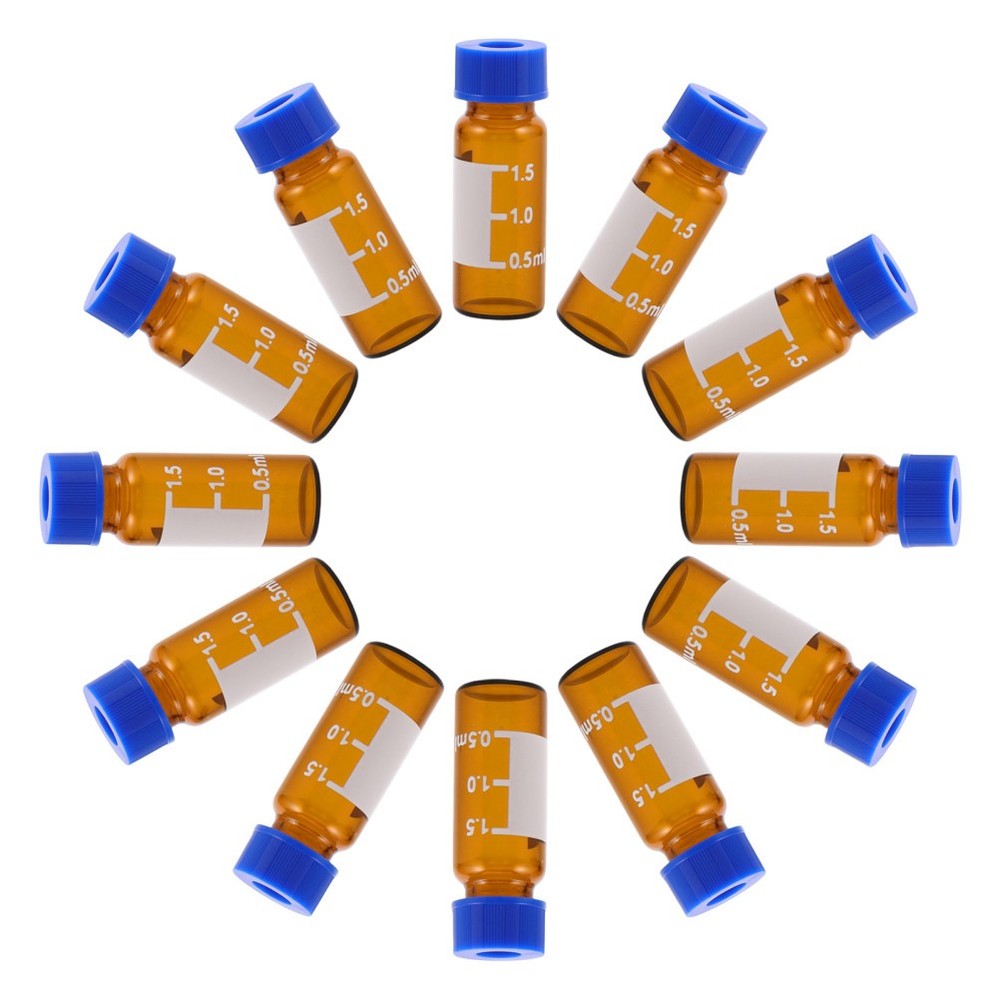 100 Pcs Chromatography Sample Vials Laboratory Bottles Auto Sampler